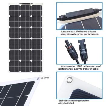 Flexibil Panou Solar de 300W 12V baterie 2*150W Solar portabil Mobil 5v usb pentru telefon de mașină Barca caravana Impermeabil în aer liber