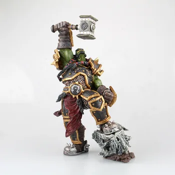 Acțiune Papusa Warcraft Model Lider De Trib Îngheț Lup Șef Saar Orc Shaman Hand Made Din Pvc Cifrele De Acțiune