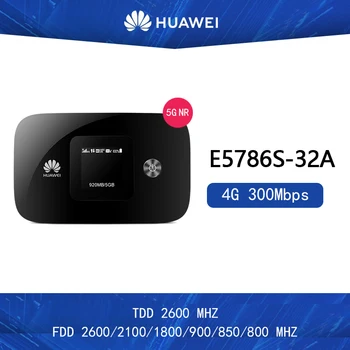 Deblocat HUAWEI E5786s-32a Router 4G LTE Advanced 300Mbps 4G de Buzunar Router WiFi Cu Baterie de 3000mAh +2 BUC ANTENA