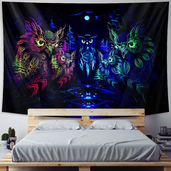 Art Animal home decor dormitor tapiserie de perete Boem decorative yoga mat psihedelice scena Hippie saltea