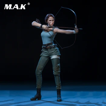 1/6 Scară de Colectie Full Set Sexy Femeie Explorer Tomb Raider Lara Croft Acțiune Figura cu Cap Dublu pentru Fanii Cadouri