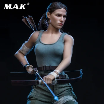 1/6 Scară de Colectie Full Set Sexy Femeie Explorer Tomb Raider Lara Croft Acțiune Figura cu Cap Dublu pentru Fanii Cadouri