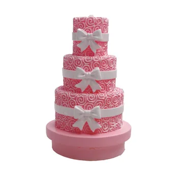 DIY moda trei niveluri de nunta tort mucegai lumânări realizate manual săpun mucegai silicon cupcake mucegai
