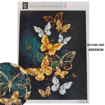 Evershine Diamant Pictura Fluture 5D DIY Diamant Broderie Animal goblen Kit Stras Mozaic Art Decor Acasă