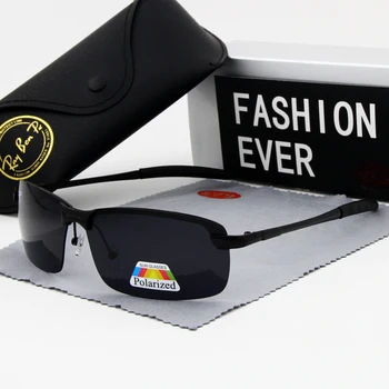 Design de Brand Polarizat ochelari de Soare Pentru Barbati Moda Decolorarea Ochelari Negri de sex Masculin de Conducere Accesorii Ochelari Sport Mici UV400