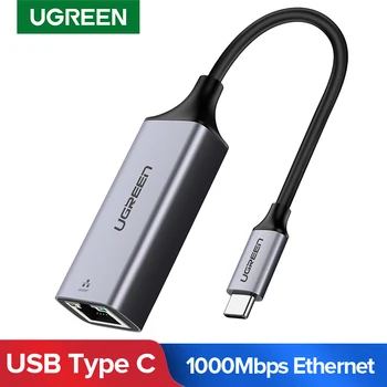 Ugreen C USB Ethernet USB-C la RJ45 Lan Adaptor pentru MacBook Pro Samsung Galaxy S9/S8/Nota 9 Tip C placa de Retea USB Ethernet