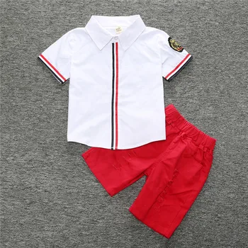 2017 Vara Baieti Seturi de Îmbrăcăminte(Tricou+pantaloni Scurti) Haine pentru Copii pentru Baieti Moda Băieți Copii Haine Sport Costum