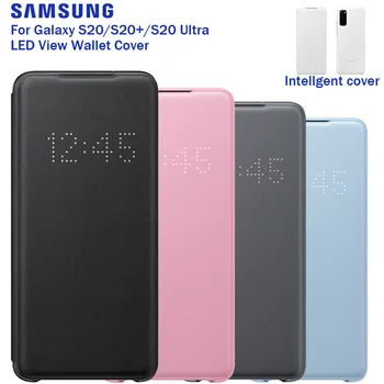 Samsung Original Smart LED-View Pentru Samsung GALAXY S20 S20+ Plus S20 S20 Ultra 5G Wallet Flip Cover Telefon