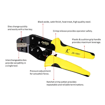 PARON Tăietor de Sârmă Kit Multi-funcțional Peeling Instrumente de Sârmă și Cablu de Tăiere Terminal Sertizare Clește de Sârmă Stripteuze