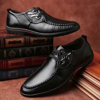 Bărbați Rochie Albă, Pantofi din Piele, Pantofi Barbati de Afaceri Rochie Casual Pantofi pentru Bărbați Pantofi Singur