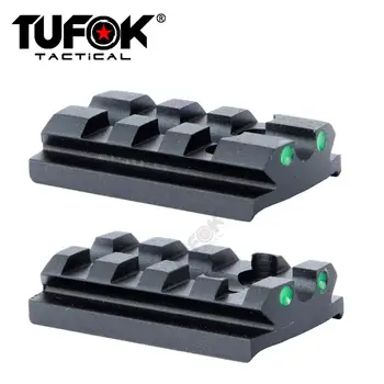 TuFok 3 Slot 4 Slot Glock Vedere Monta Placa Se Potrivesc Glock 17 19 22 23 26 Feroviar Pentru Viper Sightmark Burris Red Dot Sight