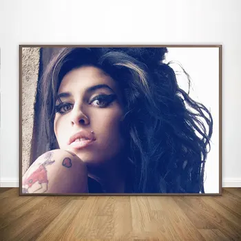 Amy Winehouse Poster Cantareata de Muzica Star Panza Pictura Arta Decor Acasă calității Pictura Arta de Perete