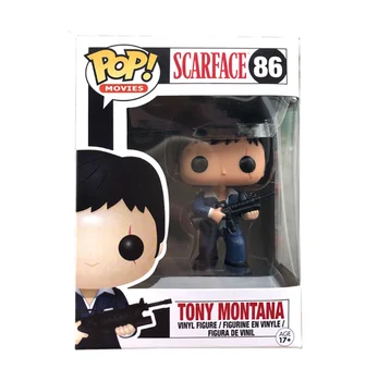 Funko POP Scarfac Tony Montana # 86 de Vinil Cifrele de Acțiune de Colectare Model de Jucarii pentru Copii Cadouri
