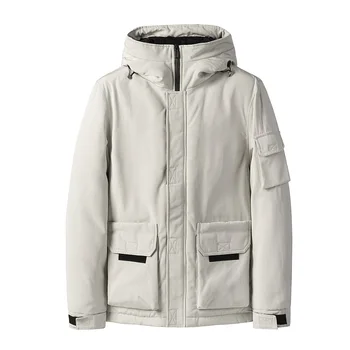 2020 Iarnă Jachete Si Paltoane Barbati Blana Caldă de Bumbac Gros Multi-buzunar Hooded Parka Mens de Moda Casual Palton Cald