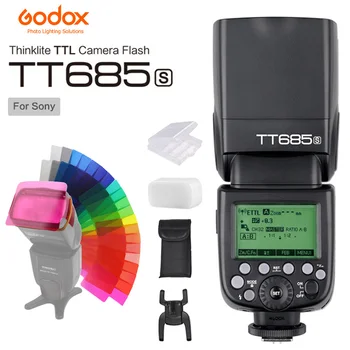 Godox TT685S 2.4 G Wireless i-TTL sincronizare la viteză Ridicată 1/8000s GN60 Flash Speedlite pentru Sony A77II A7RII A7R A58 A99