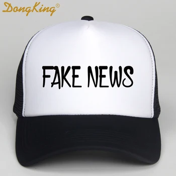DongKing Bărbați Femei Nou Camionagiu Capace FALSE ȘTIRI Fierbinți de Vară Baseball Plasă cu ochiuri Șapcă de Camionagiu Pălărie