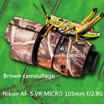 Lentila camerei Haina de Camuflaj Pentru Nikon AF-S VR MICRO 105mm f/2.8 G Lens arme de îmbrăcăminte, el a găsit el însuși un arme de îmbrăcăminte A06