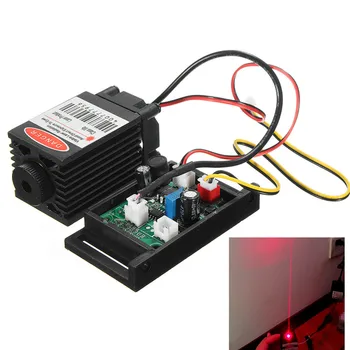Focusable 500mw 808nm Infraroșu IR Diode Laser Dot Modul de 12V+ TTL+ Ventilator de Răcire Modul cu Laser Pentru Masina de Gravura CNC