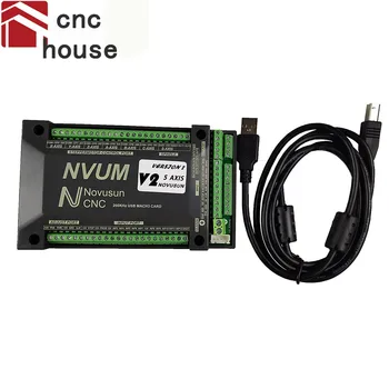 NVUM 4 Axa Mach3 USB Card 300KHz router CNC 3 4 5 6 Axe de Mișcare Cardul de Control Breakout Bord pentru diy gravor gravură