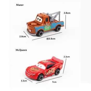 Disney Pixar 3 Lightning Mcqueen Jackson Furtuna Marinar Unchiul Mack Truck 1:55 Presiune Turnate Model De Masina Boy Toys