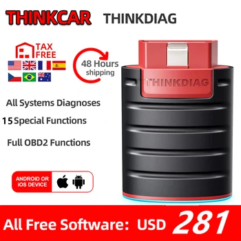 Thinkcar ThinkDiag Cititor de Cod obd2 Scanner Automative instrument de diagnosticare Vehicul 15 resetare service Activ Test pk EasyDiag AP200