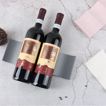 Set De 5 Piese Suport Sticle De Vin Practice Economie De Spațiu Șampanie Rack De Vin Blaturi De Bucătărie De Stocare Acasă Pot Anti-Alunecare