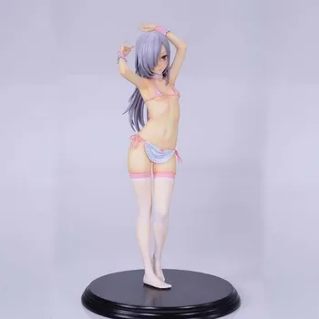 24cm Anime Q-șase Figura Sexy Akeiro Kaikitan costum de baie Parul Lung si scurt păr ver PVC Figurine jucarii figura Anime Model de Cadou