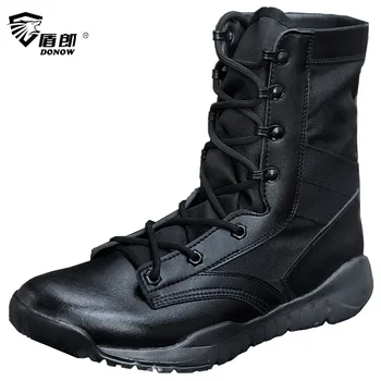 Ușor Militare Cizme Negre Bărbați Respirabil Primavara-Vara Pantofi Tactice de Luptă botas hombre Militares Chaussure Homme