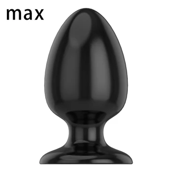 Mare anal margele butt plug toy pumnul jucarii sexuale pentru adulți hands free scurt dildo negru mare anus prize vibrator curte sex shop instrument