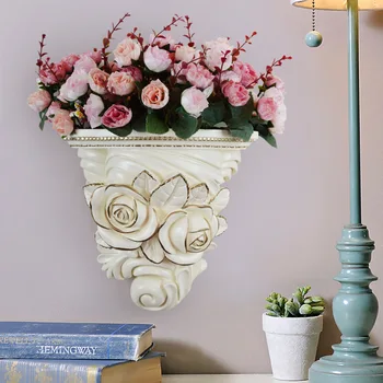 ASFULL creative perete decorat ghivece de flori rasina agățat pe perete flori de camera de zi acasă decorare accesorii transport gratuit