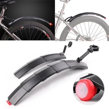 Retractabil aripă cu lumini LED-uri de Ciclism Biciclete biciclete de Munte de noroi Sport în aer liber, Eliberare Rapidă accesorii pentru biciclete