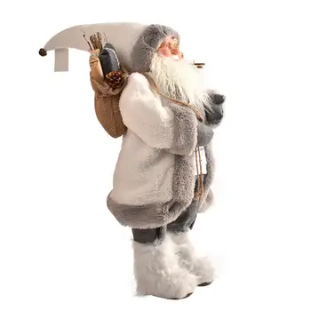 2020 Decoratiuni de Craciun Ornament om de Zăpadă Moș Crăciun Papusa Jucării 45cm Realist Moș Crăciun Decorare Cadou de Anul Nou