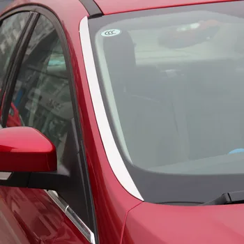 Pentru Ford Focus 2012 --2018 Față tapiterie usa fata geam luminos benzi decor exterior bandă decorativă cu paiete, autocolant