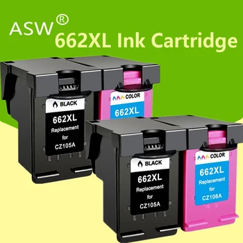 ASW 662 Înlocuitor pentru HP662 662XL Cartuș de Cerneală pentru HP Deskjet 1015 1515 2515 2545 2645 3545 4510 4515 4516 4518 imprimanta