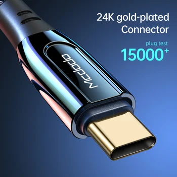 Mcdodo PD 100W USB-C to USB de Tip C PD 5A Cablu de Încărcare Rapidă-C Tip Încărcător Rapid de Date Cablu Pentru Xiaomi Redmi Nota 9 MacBook Pro