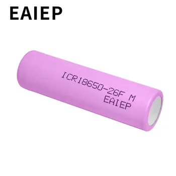 Original EAIEP 18650 li-ion baterie reîncărcabilă 3.7 v 2600mAh baterii batteria ICR18650 pentru lanterna jucarii jocuri ktv utilizare