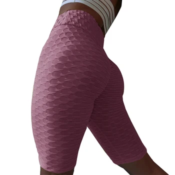 SVOKOR 8 Culori pentru Femei pantaloni Scurți de Înaltă Talie Bubble Respirabil Fitness pantaloni Scurti Casual de Vara cu uscare Rapida Poliester Pantaloni Trunchiate