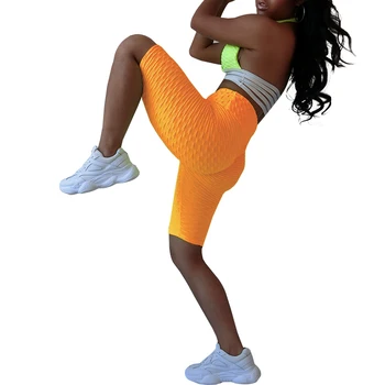 SVOKOR 8 Culori pentru Femei pantaloni Scurți de Înaltă Talie Bubble Respirabil Fitness pantaloni Scurti Casual de Vara cu uscare Rapida Poliester Pantaloni Trunchiate