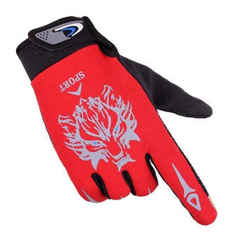 Mănuși de ciclism Mănuși de Ciclism de Primăvară Și de Vară Deget Plin Munte Mănuși Respirabil Bărbați Și Femei Sport Anti-Cap de lup Manusa
