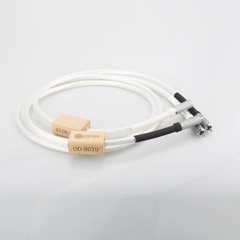 Noua pereche Audiocrast Nordost Odin Supreme Reference Interconnect RCA cablu Audio cu fibra de Carbon RCA PLUG