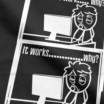 Programatori Problemă de Programare Tocilar T-Shirt pentru Barbati Cotton Crewneck T-Shirt de Calculator Software-ul de Codificare Coder Maneca Scurta