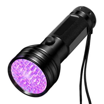 Wasafire 51 LED-uri de Mare Putere Lumina UV 395nm Lanterna Ultraviolete Scorpion Pisica si Caine de Companie Urină Bani de Detectare a folosi Lanterna Baterie AA