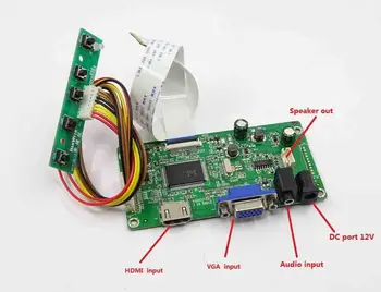 Driver placa de kit pentru HB140WX1-501 HB140WX1-601 HDMI + VGA LCD LED LVDS EDP Controler de Bord