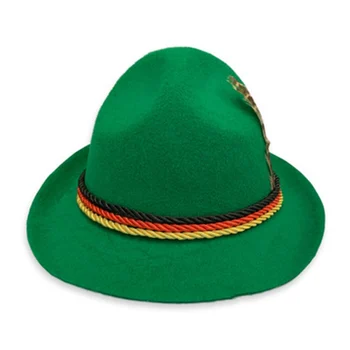 Femei Barbati Solid Pălării Pălării Colorate Panglică Pălărie Tradițională Germană Oktoberfest Pălărie Etapă Sombrero Capace