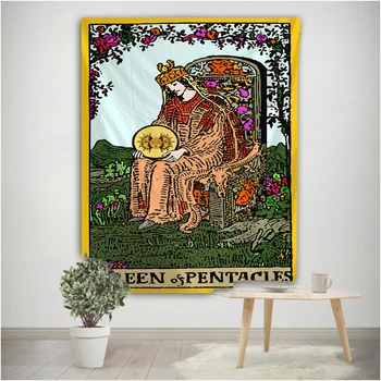 Boem decorative Hippie tapiserie Tarot covor de perete patriarhul horoscop
