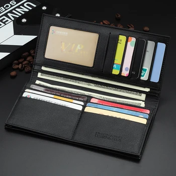 Portofel barbati lungă microfibra geanta de piele versiunea coreeană a multi-funcția de 12 portofel carte billetera hombre 2020 pentru bărbați de portofel