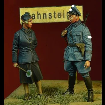 1/35 al doilea RĂZBOI mondial Reichsbahn Personal, 1939-45, Rasina Model Soldat GK, temă Militară, Neasamblate și nevopsite kit