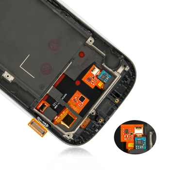 AMOLED/TFT Pentru Samsung Galaxy S3 Neo LCD S3 Neo Display i9300i Touch Digitizer Senzor de Sticlă Cadru de Asamblare i9301 Display i9308i