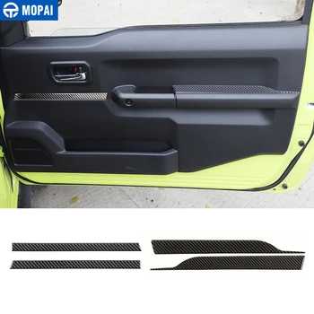 JIDIXIAN Fibra de Carbon Autocolante pentru Suzuki Jimny JB74 Portiera Interior Mâner Decora Capacul Accesorii pentru Suzuki Jimny 2019+
