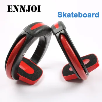 Roșu negru Copil din Material plastic în aer liber Skateboard Sport de Mare Viteză de Drift Bord Patina cu Role Vârtej Skateboard